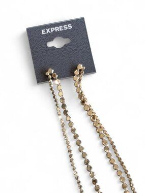 Express Gold Chain Earrings